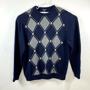 Mens Dockers Sweater Size 3XLT Navy Blue RN15610 Vintage 2000s